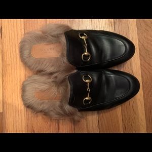 Gucci Women's Princetown Apron Toe Mules: